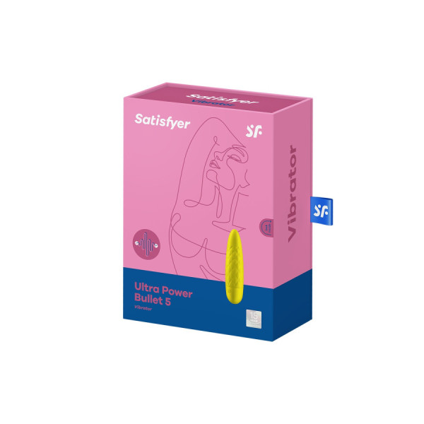 Vibromasseur jaune USB Ultra Power Bullet 5 Satisfyer 